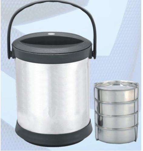 Round Stainless Steel Hot Pot, for Food