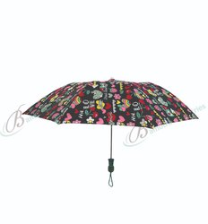 Bamotra Printed Two Fold Umbrella, Color : love design