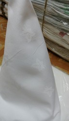 Plain White Cotton Restaurant Napkin, Size : 21 x 21 Inch