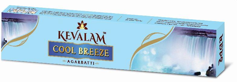 Kevalam Cool Breeze Agarbatti, for Worship, Packaging Type : Plastic Packet