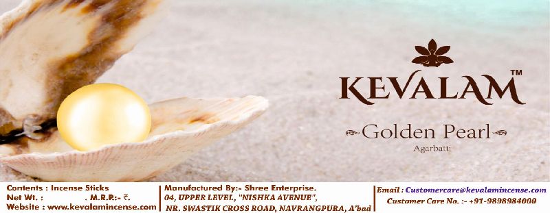 Kevalam Golden Pearl Agarbatti, Feature : Optimum Quality, Air Tight Packaging