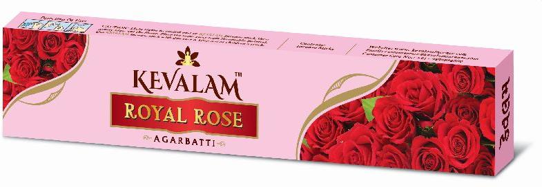 Kevalam Royal Rose Agarbatti, for Worship, Packaging Type : Plastic Packet