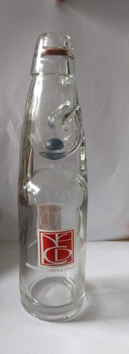 Glass Codd Neck Bottle, for Soda Botttle, Size : 300 ml