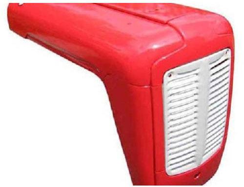 Iron Color Coated tractor bonnet, Color : Red