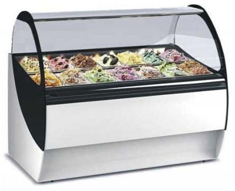 Automatic Ice Cream Display Counter, for Hotel, Restaurant