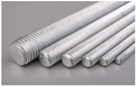 Polished. Galvanized Threaded Rods, for CONSTRUCTION, Size : 8 FT