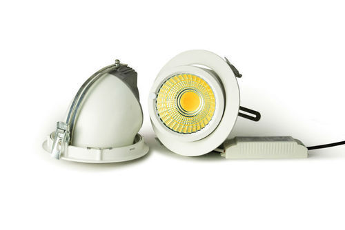 Automatic Electric LED COB Zoom Light, Color : Yellow