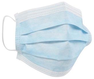 Non Woven Face Mask 3 PLY, for Clinic, Clinical, Hospital, Laboratory, Pharmacy, rope length : 5inch