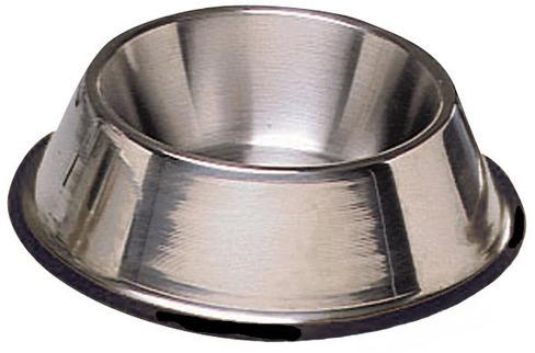 Stainless Steel SS Pet Bowl, Color : Silver, Black