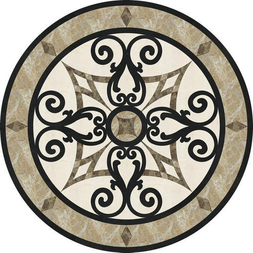 Stone Floor Medallion Tile