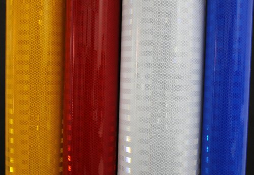 PVC Reflective Sheet, Color : White, Red, Yellow, Blue