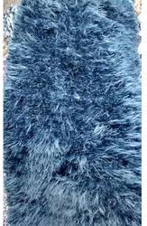Nylon Blue Fancy Rug, Shape : Rectangular