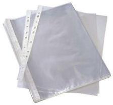 PVC Punched Pocket Plastic Folder, for Keeping Documents, Size : A/4