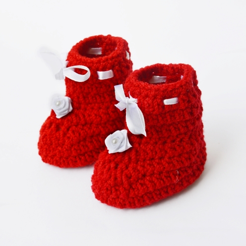 crochet baby booties price