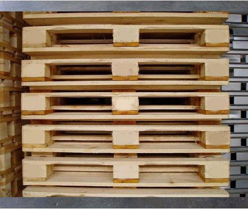 Wooden Heat Treated Pallets, Color : Brown