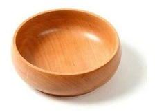 Round Teak Wooden Bowl, for Home, Color : Natural