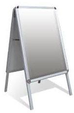 Aluminum Double Sided Display Boards, for Outdoor, Color : White