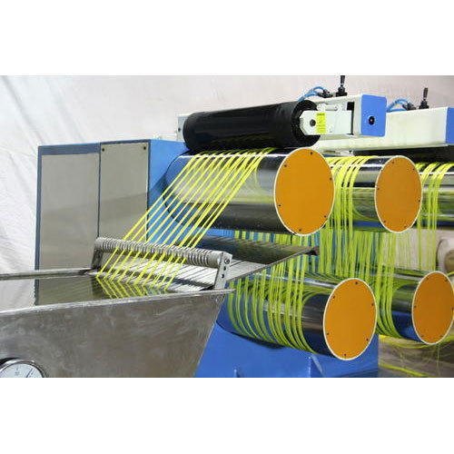 Electric Automatic Plastic Rope Making Machine, Color : Blue