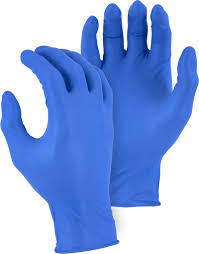 Nitrile Hand Gloves, Color : Purple