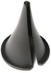 Conical Manual Stainless Steel Tapered Slotted Aural Speculum, for Surgical Instrument, Color : Black