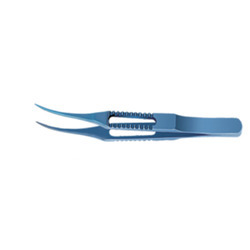 Titanium Curved Tying Forceps, for Surgical Instrument, Color : Silver ...