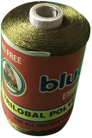 Trilobal Polyester Threads, Pattern : Plain