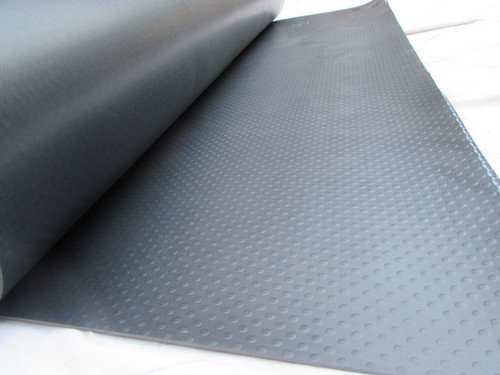 Plain rubber mats, Color : Black, Blue