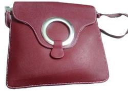 Leather Ladies Hand Bags, Color : multicolor