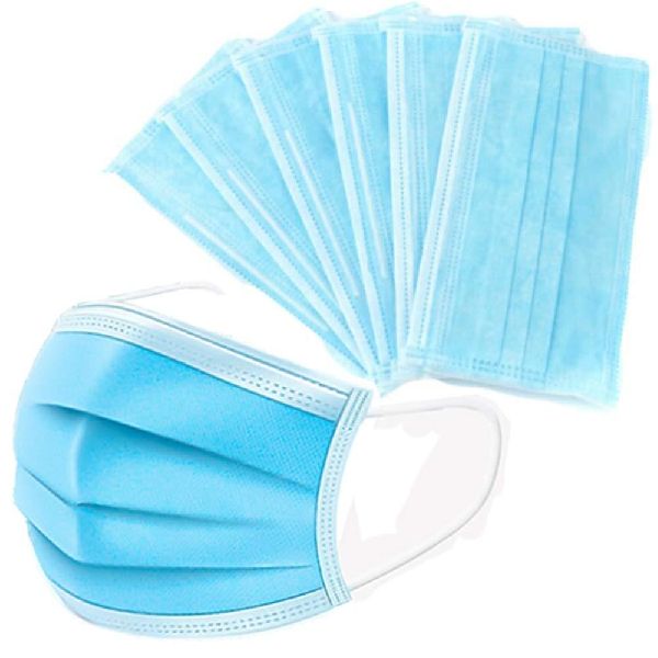 Surgical 3 Ply Disposable Face Mask, for Beauty Parlor, Clinic, Clinical, Food Processing, Hospital, Laboratory