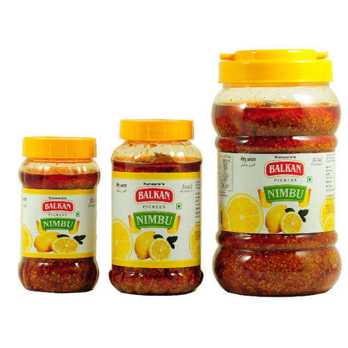 Nimbu Pickle, Packaging Type : Jar