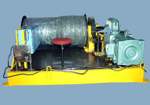 Electric Wire Rope Winch, for Pulling Weight, Color : Yellow