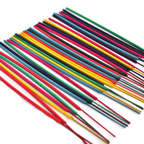 Colored Incense Sticks, for Church, Home, Office, Temples, Length : 15-20 Inch