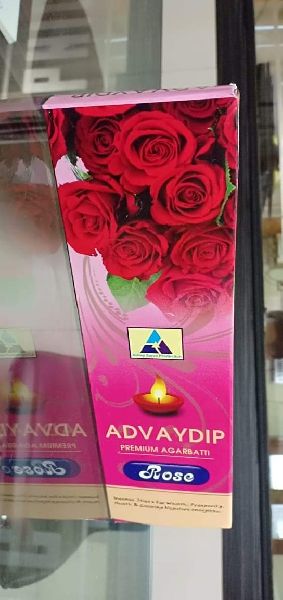 Rose Incense Sticks, for Church, Home, Office, Temples, Packaging Type : Boxes, Packet