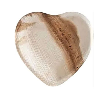 Areca Leaf Heart Shape Bowl