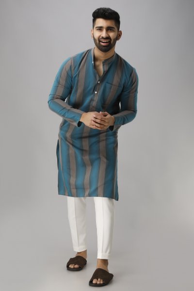 Multicolor Striped Kurta