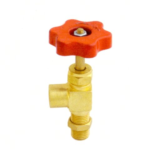 High Stainless Steel Brass F Type Valve, for Gas Fitting, Pattern : Plain