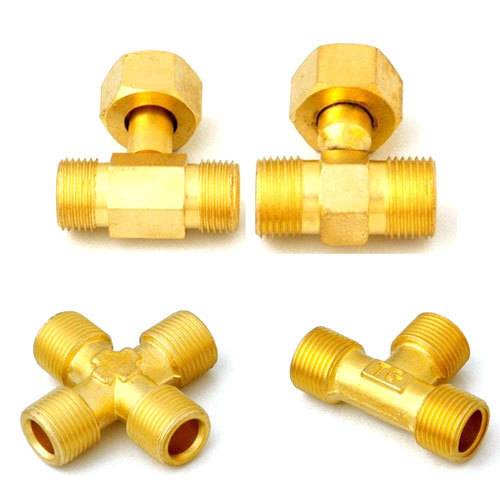 Female AC Brass High Pressure Connectors, for Automotive Industry, Feature : Four Times Stronger