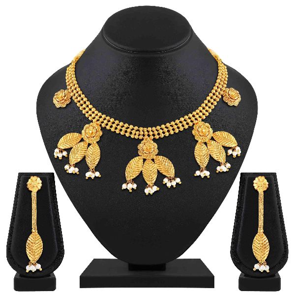 Asmitta Alluring Gold Plated Jewellery Set, Occasion : Daily Use, Wedding