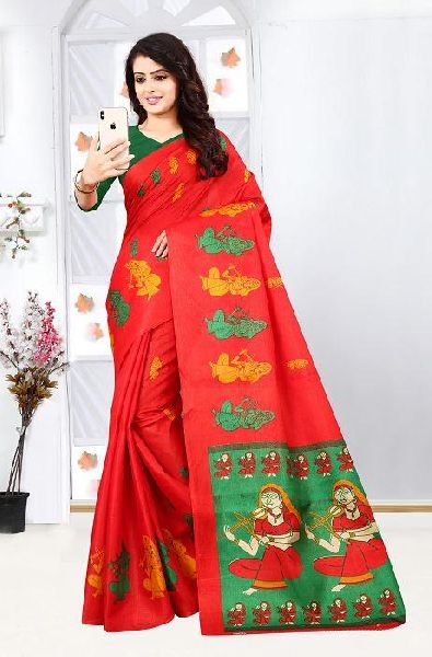 Cotton Printed Saree, Occasion : Party Wear