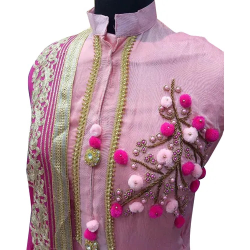 Ladies Pink Kurti, Occasion : Party Wear, Wedding Wear