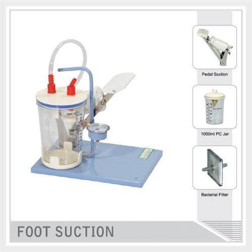 Polycarbonate Foot Operated Suction Machine