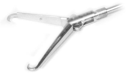 Polished Stainless Steel Tenaculum Grasping Forceps, for Surgical Use, Packaging Type : Paper Boxes