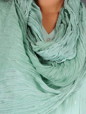 Plain Green Chiffon Dupatta, Occasion : Daily Wear, Formal Wear