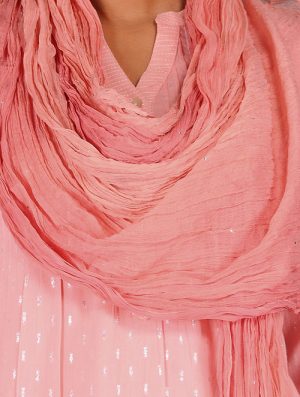 Plain Pink Chiffon Dupatta, Occasion : Daily Wear, Formal Wear