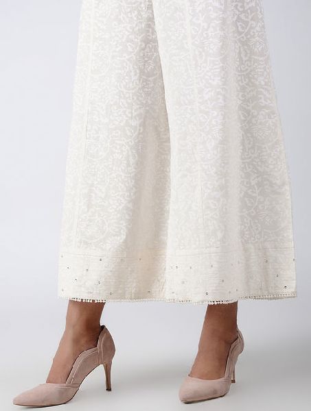 White Palazzo Pant