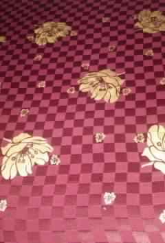 Cotton Satin Check Fabric, for Curtains, Making Garments, Technics : Handloom