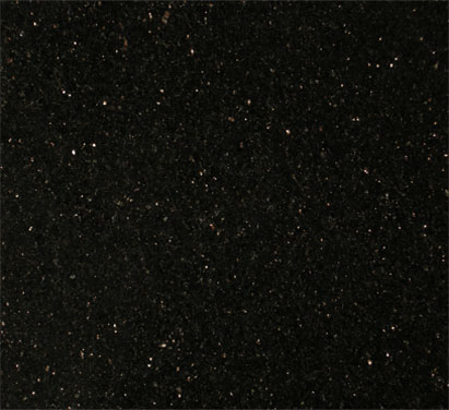 Polished Black Galaxy Granite Slab, for Countertop