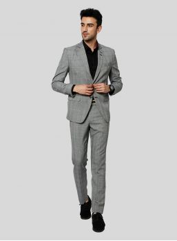 Grey Glencheck Suit