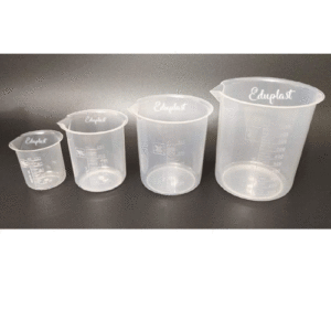 PLASTIC BEAKER, 1000ML, for Chemical Use, Lab Use, Color : Transparent