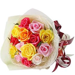 Amazing Mixed Roses Bouquet, Occasion : Birthday, Cosmetics, Festivals